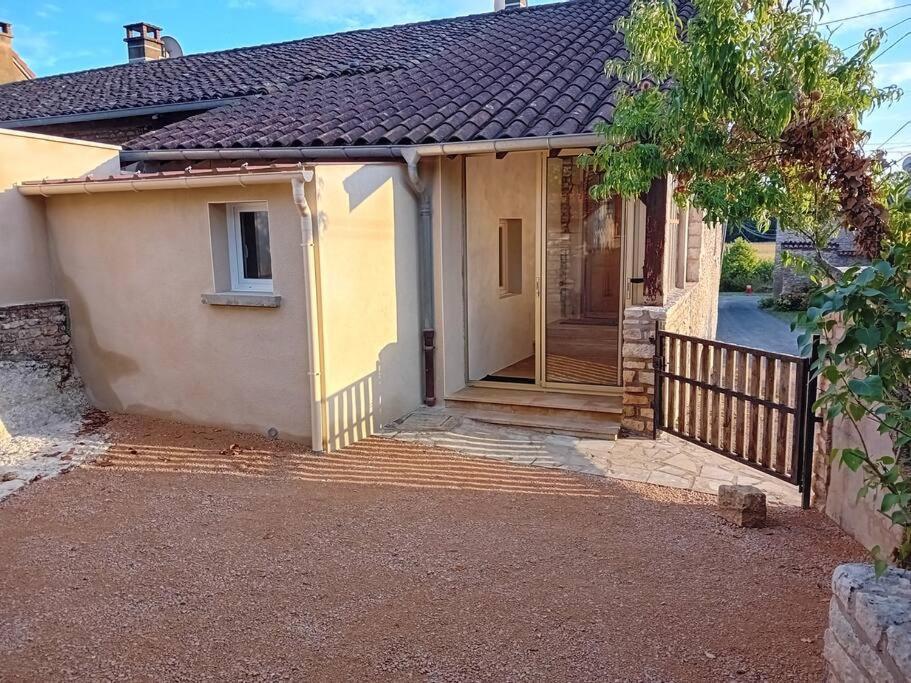 Petite Maison En Pierre Au Calme Avec Exterieur Montbellet Exterior foto